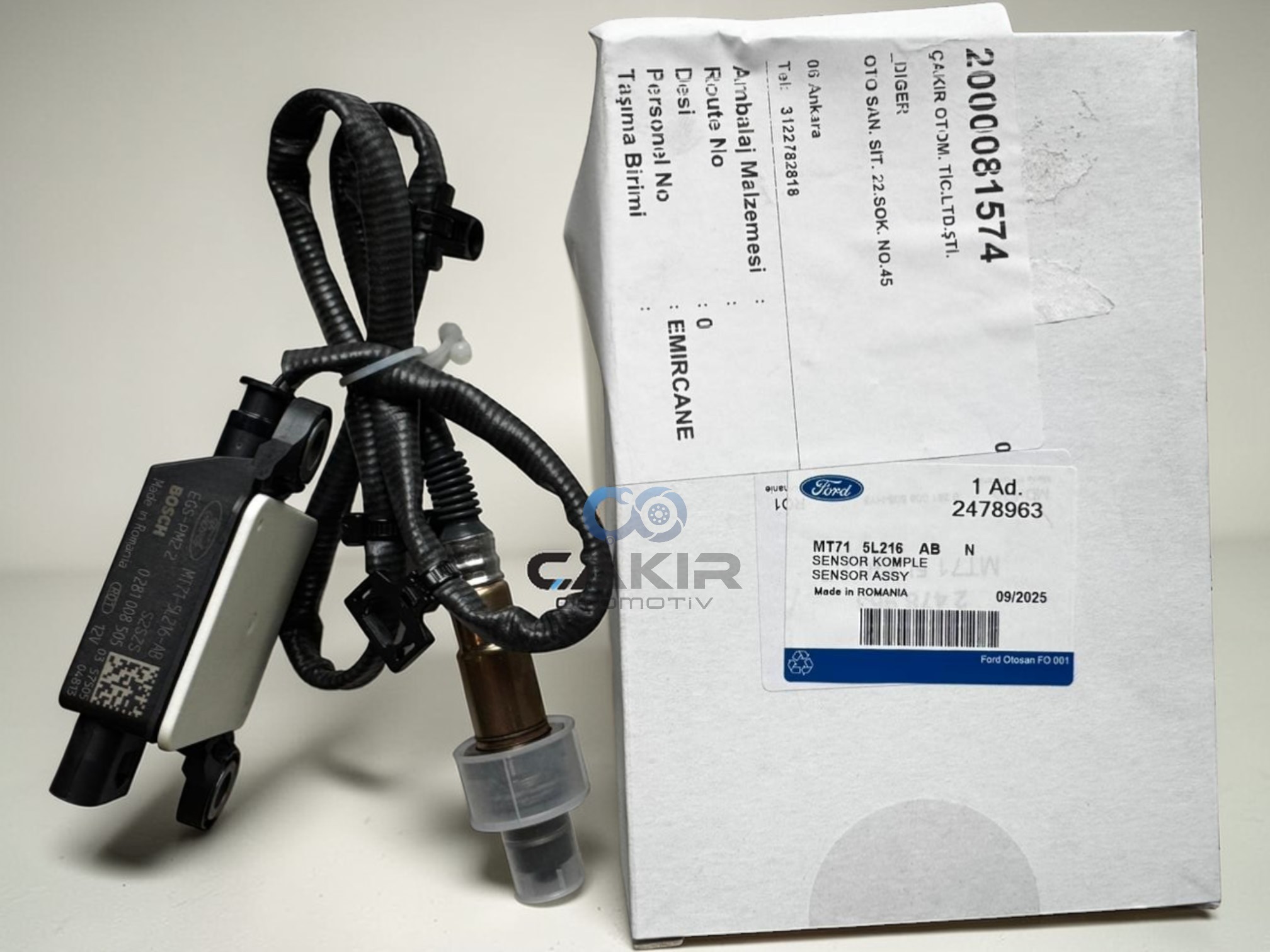 Ford Courier NOx Hego Sensörü Egzoz Emisyon Sensörü